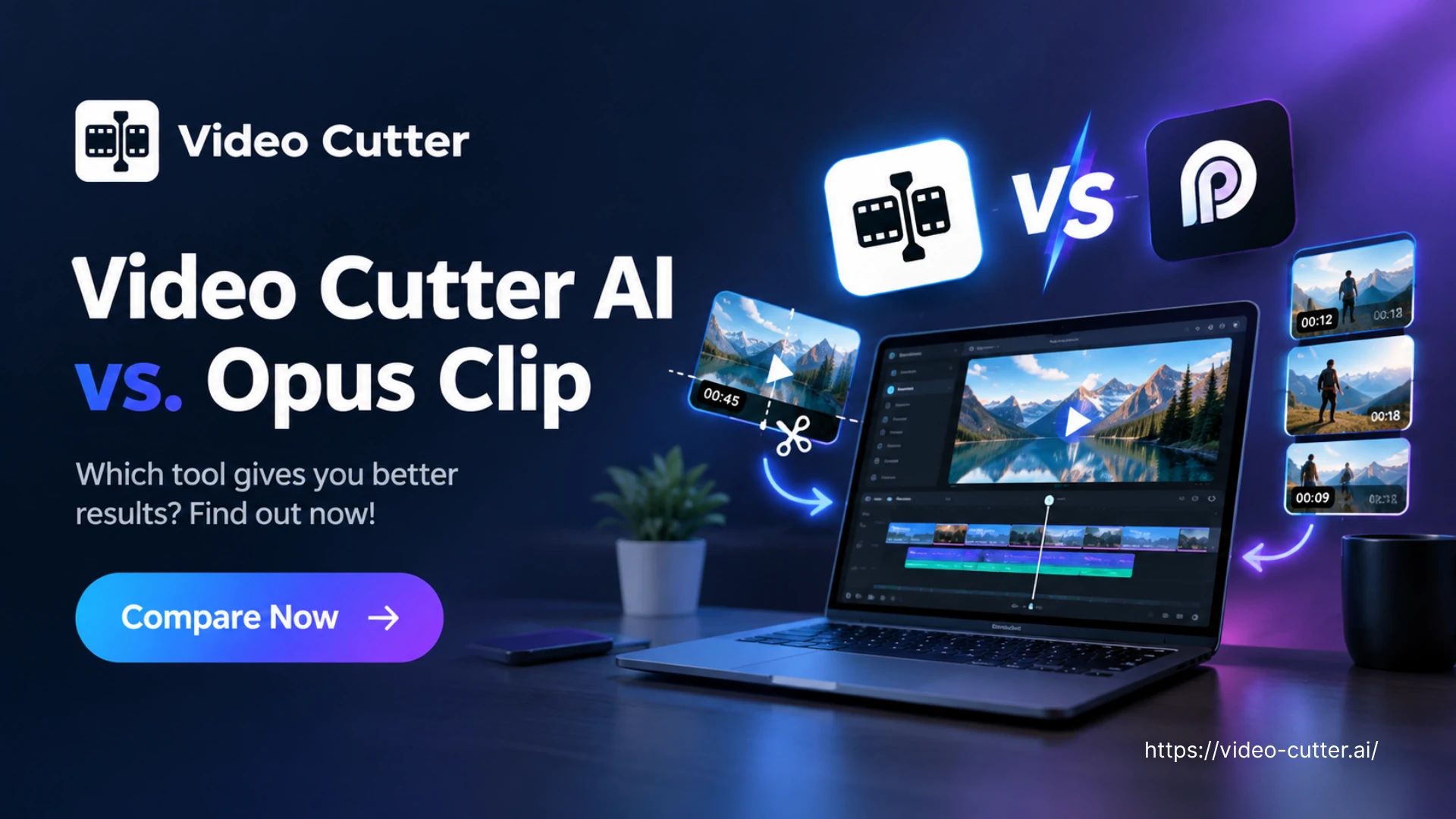 Video Cutter AI and Opus Clip pricing and feature comparison