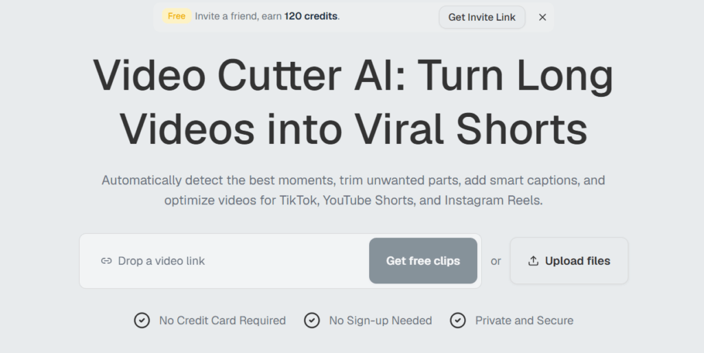 Turn Long YouTube Videos Into Shorts With Video Cutter AI