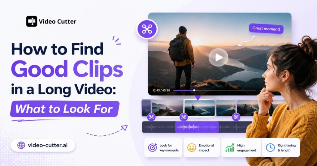 How to Find Good Clips in a Long Video: What to Look For