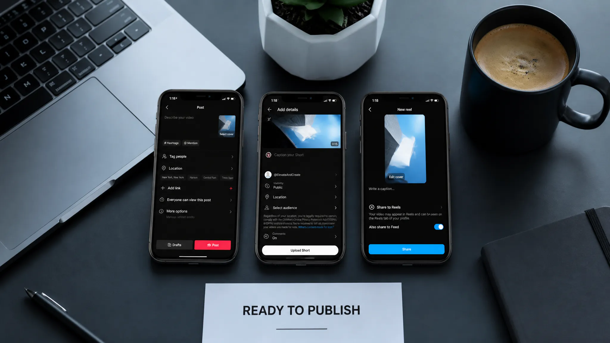 Publish to social platforms