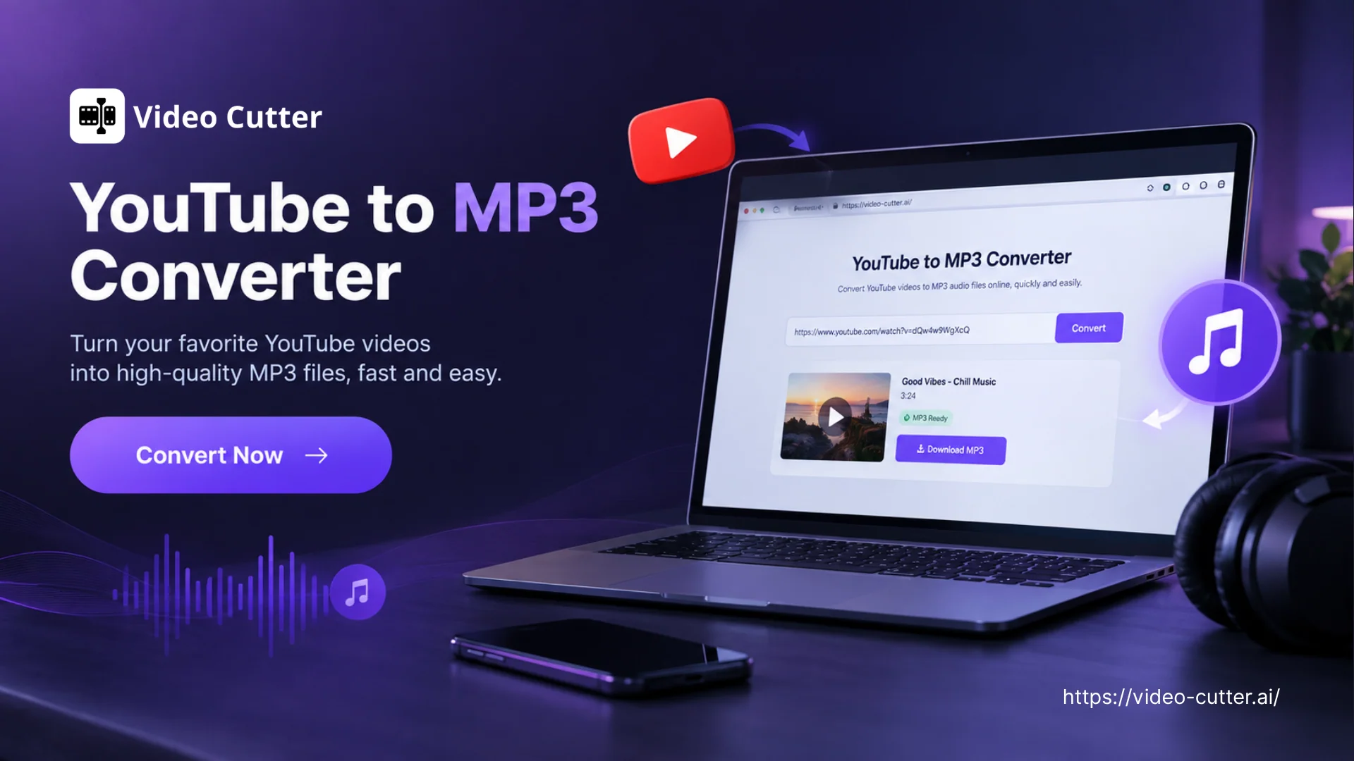 Kostenloser YouTube-zu-MP3-Konverter online