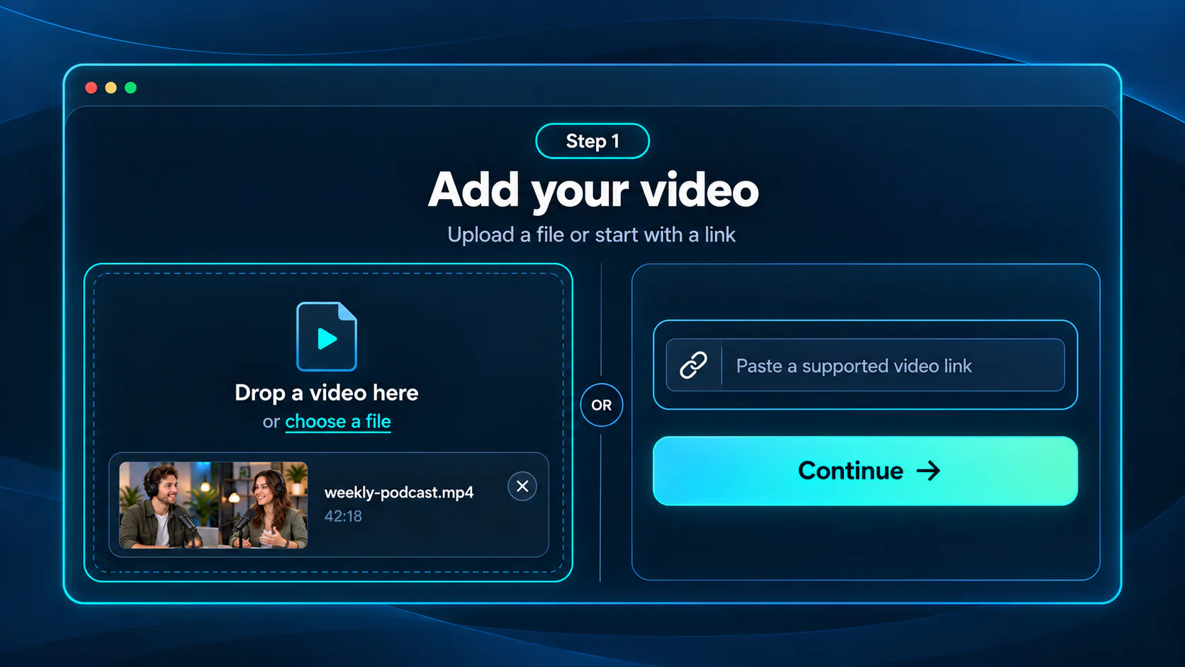 Adicione Seu Vídeo